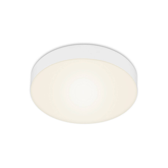 LED-taklampa Flame, Ø 21,2 cm, vit