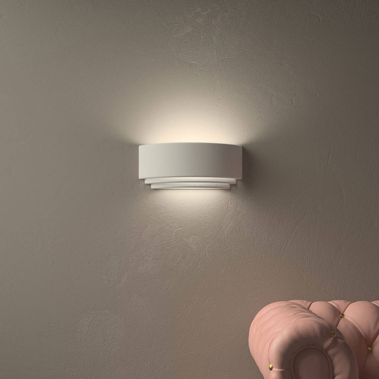 Astro Amalfi 315 keramisk vägglampa vit 31,5 cm