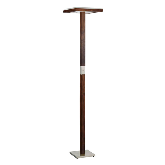 HerzBlut Otto O LED-golvlampa valnöt