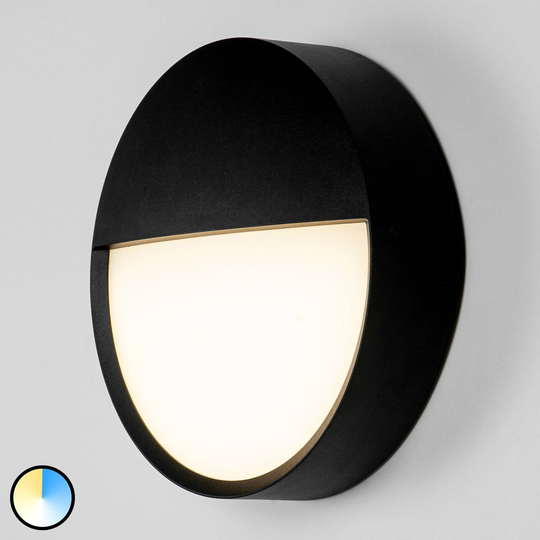 BRUMBERG Eye LED-utomhusvägglampa halvstängd
