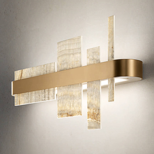 Designervägglampa Honicé med lysdioder, 65 cm