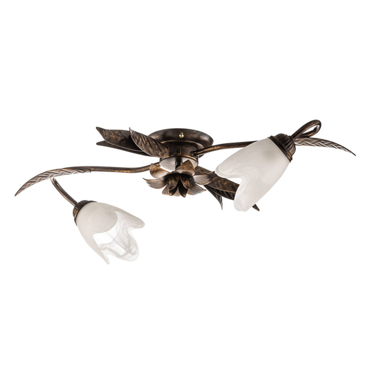 Taklampa Sonia 2 lampor, brons