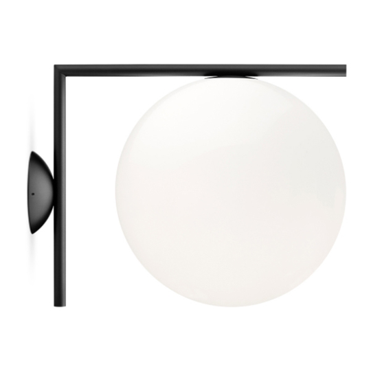 Flos IC C/W 2 Vägglampa Matt Svart