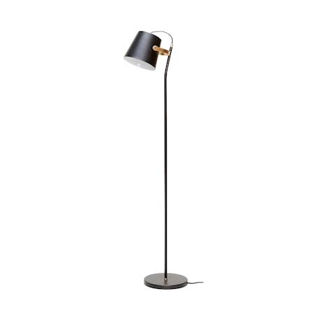 Golvlampa Svart/Mässing 25x36xh140cm