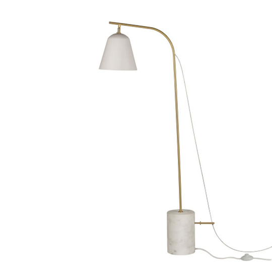 NORR11 Line One Golvlampa Vit