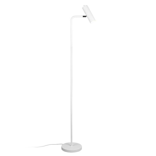 Golvlampa Marley, vit matt