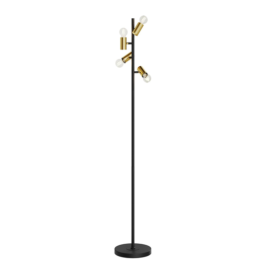 Lindby Idis golvlampa, 4 lampor