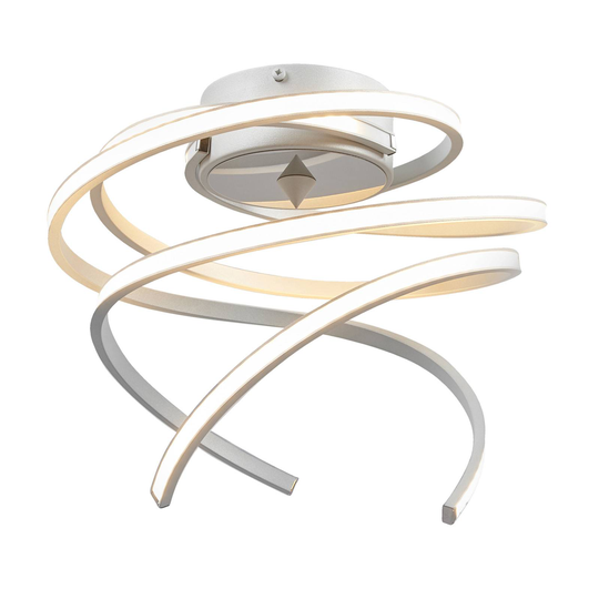 LED-taklampa Lungo aluminium, höjd 25 cm