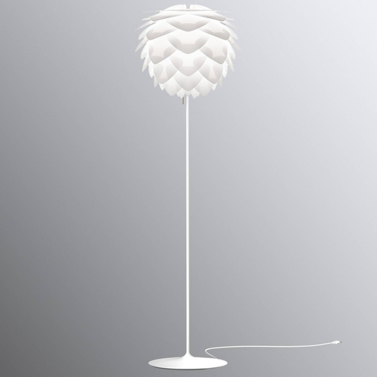 UMAGE Silvia medium golvlampa vit