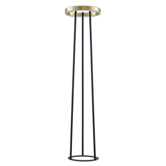Lucande Seppe LED-golvlampa, mässing
