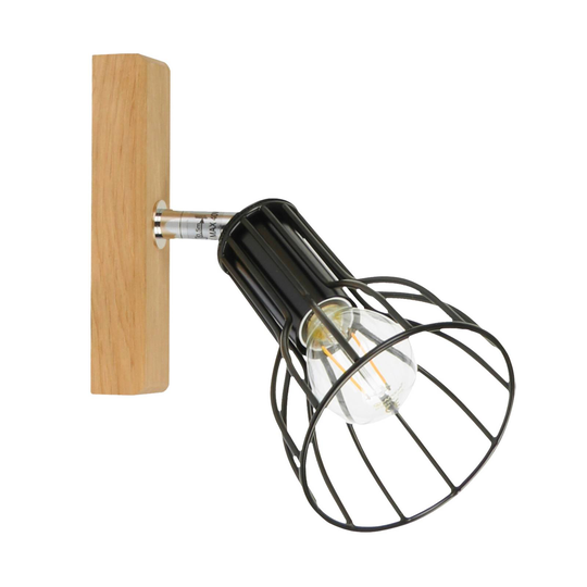 Envolight Aria vägglampa, oljad ek, 1 lampa