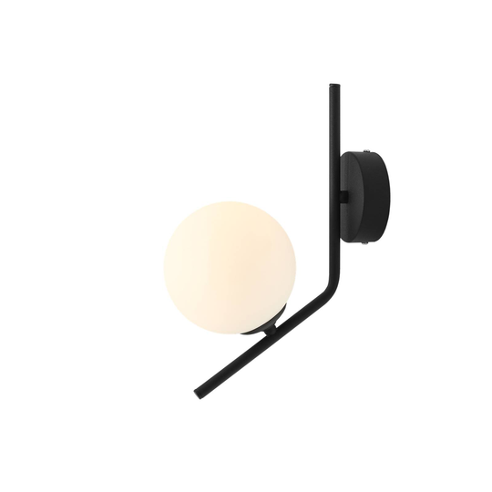 Vägglampa Dione, 1 lampa svart