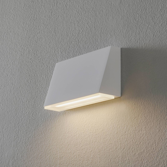 BEGA 50071 vägglampa trapets 3 000 K 18 cm vit