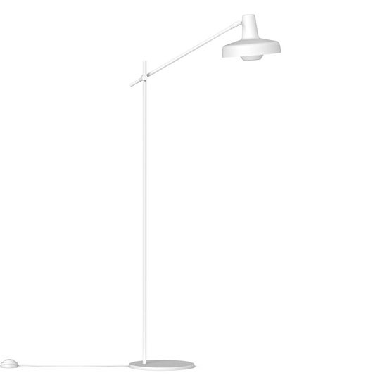 GRUPA Arigato Palace golvlampa, dubbelarm, vit
