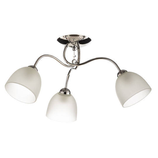 Taklampa Svetlana, 3 lampor, silver