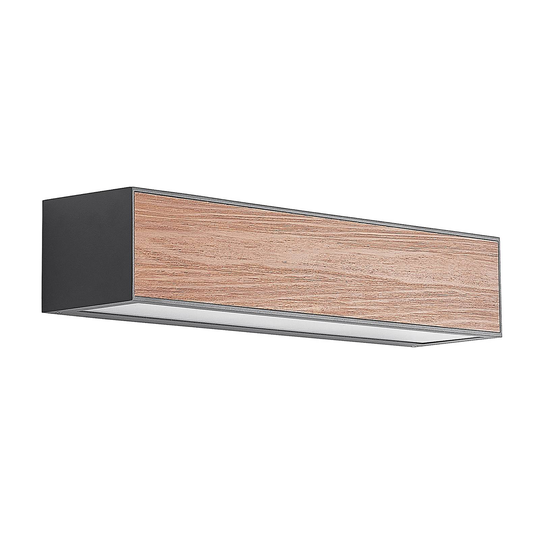 Arcchio Miraz vägglampa, E27, träoptik