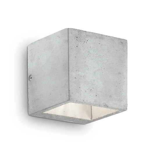 Vägglampa Kool av cement, höjd 10 cm