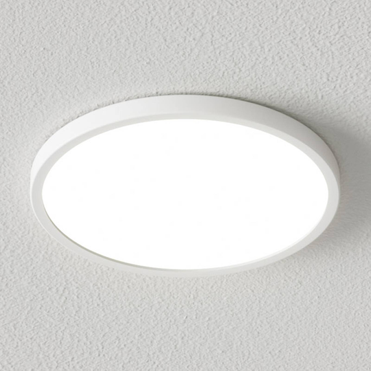 Dimbar LED-taklampa Solvie i vitt