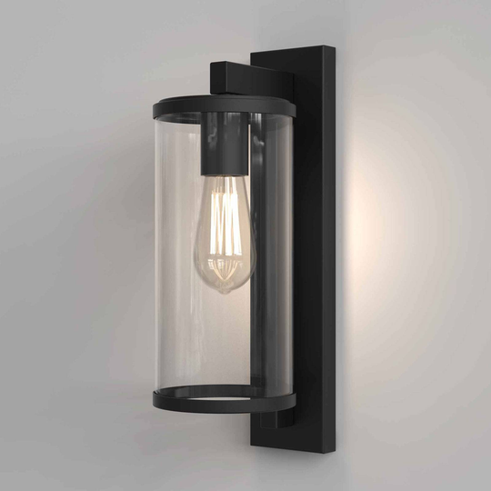 Astro Pimlico 400 utomhusvägglampa, svart textur