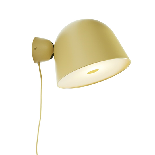 Woud Kuppi Vägglampa 2.0 Senapsgul