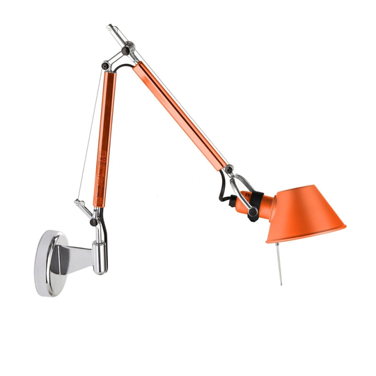 Tolomeo Micro Vägglampa, Orange