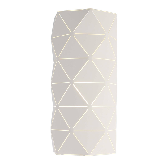 Vägglampa Asterope, vit