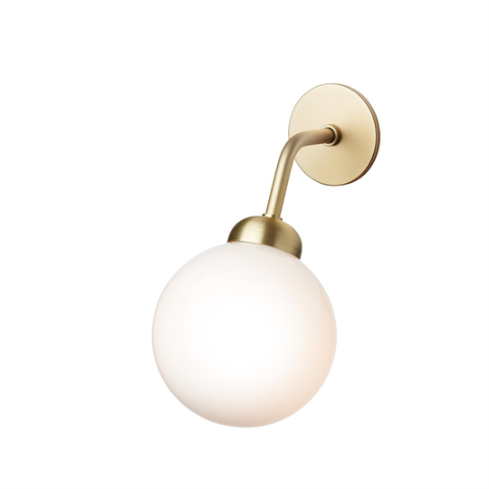 Nuura Apiales Hard-Wired Vägglampa Borstad Mässing