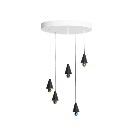 Petite Friture CHERRY LED Taklampa Rund 5 St. Extra Liten Svart
