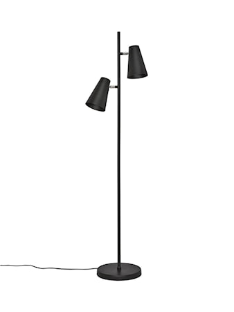 Cornet Golvlampa 2-arm 153 cm Svart