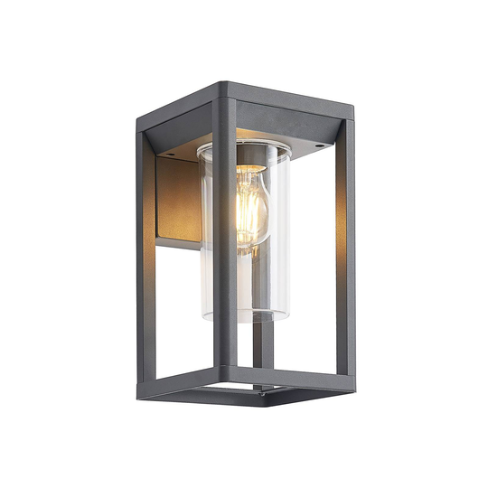 Lindby Estami utomhusvägglampa, mörkgrå