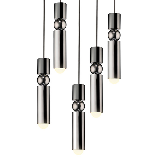 Lee Broom Fulcrum Taklampa 5 St Krom