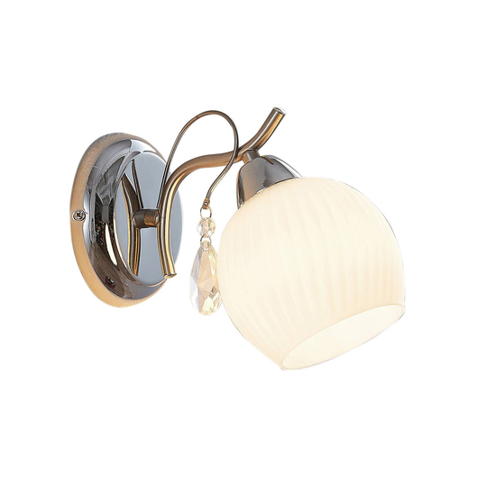 Lindby Feodora vägglampa i kromoptik