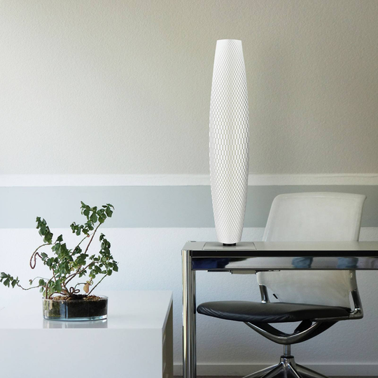LED-golvlampa Flätverk ren 75 RGB vit 75 cm