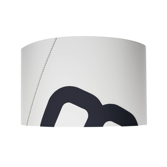 Vägglampa Hemmahamn av segel, vit/svart