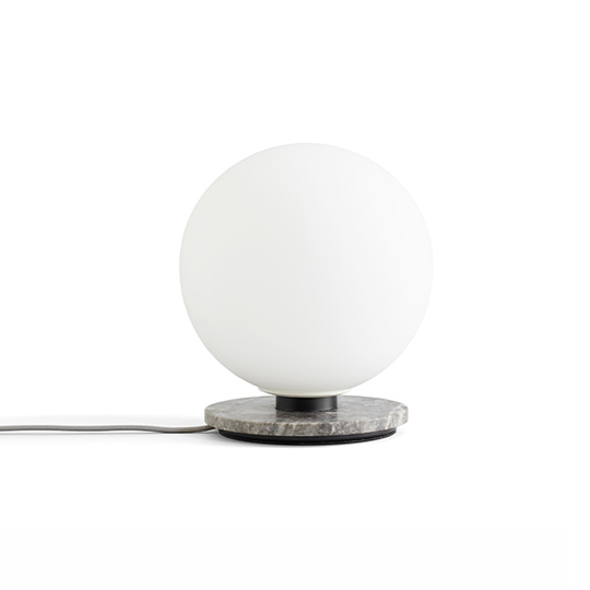 MENU TR Vägg/Bordslampa Grå Marmor Matt Opal Glas