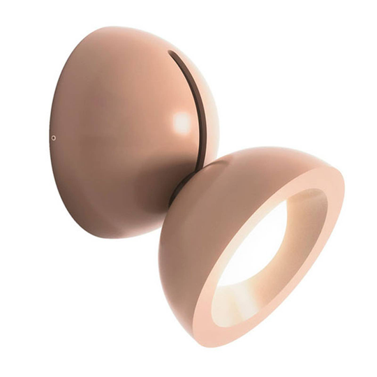 Axolight DoDot LED-vägglampa, mauve 15°