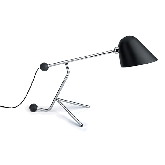 TATO Beghina Bordslampa Matt Svart & Krom