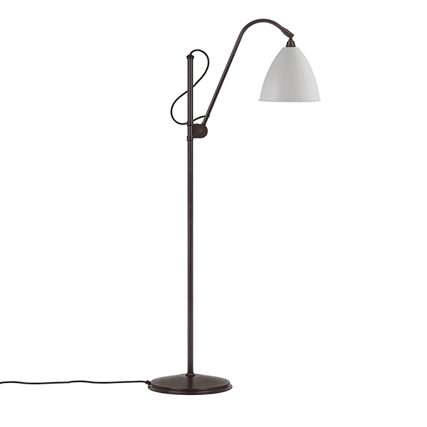 Bestlite BL3M Golvlampa Svart Mässing & Vit
