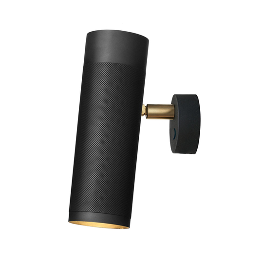 Thorup Copenhagen Cartridge Vägglampa Svart Rökfärgad Mässing