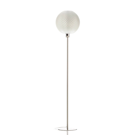 Golvlampa Flechtwerk, kula, silk
