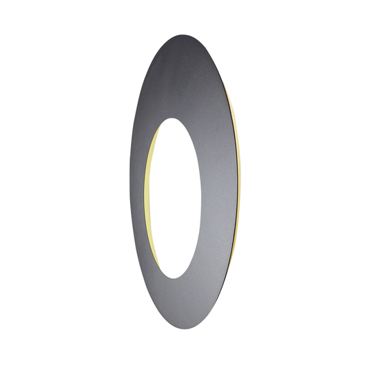 Escale Blade Open LED-vägglampa antracit Ø 79cm