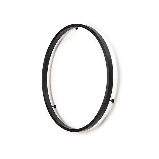 Nemo Zirkol Circle Vägglampa Svart Ø100 2700K