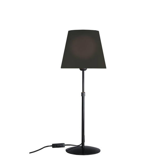 Aluminor Store-bordslampa, svart/svart