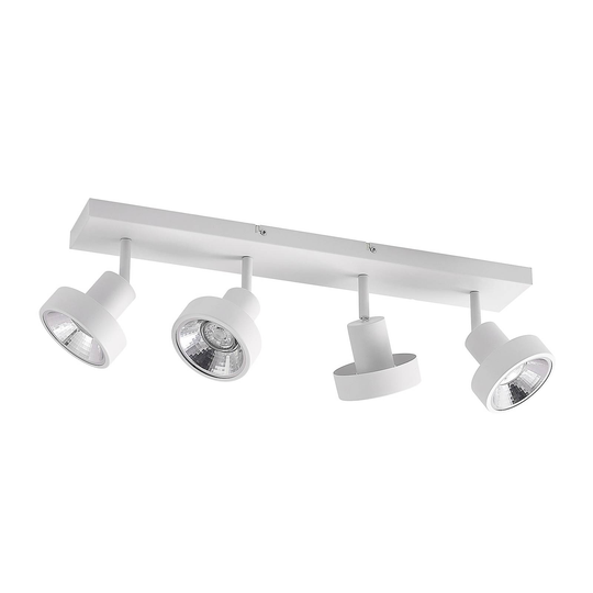 Lindby Ignacio taklampa 4 lampor, vit