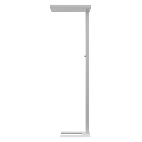 ELC Curina LED-golvlampa till kontor, dimmer, vit