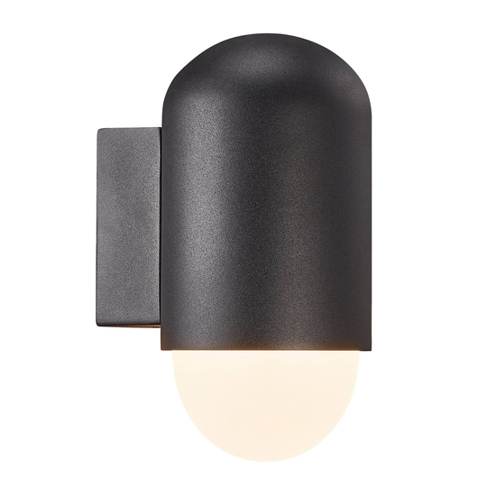 Utomhusvägglampa Heka svart