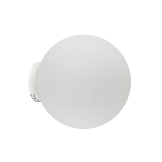 Fabbian Lumi Sfera glas-vägglampa, Ø 14 cm