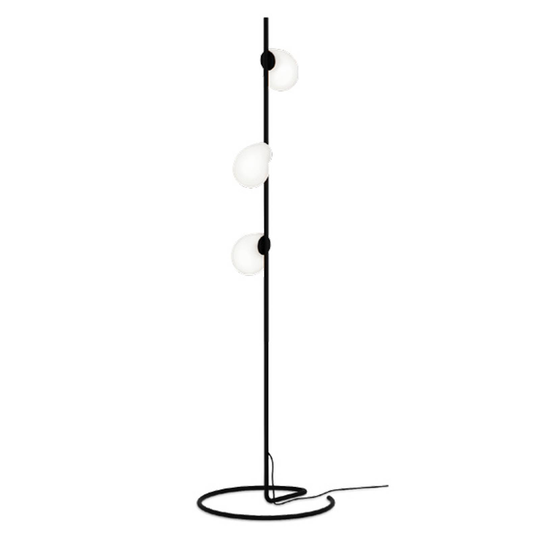 WEVER & DUCRÉ Dro 1.0 Comp golvlampa svart-vitt