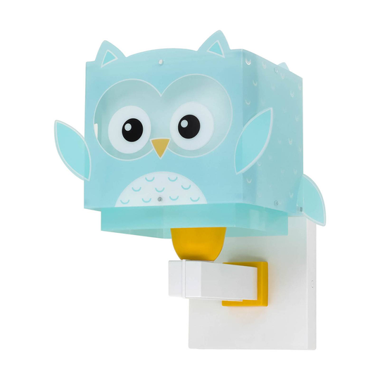 Dalber Little Owl barn vägglampa med ugglemotiv
