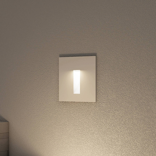 Arcchio Lanti infälld vägglampa, vit, G9, IP65